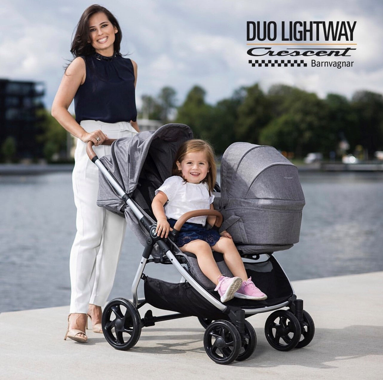 DUO LIGHTWAY SYSKONVAGN MED LIGGDEL